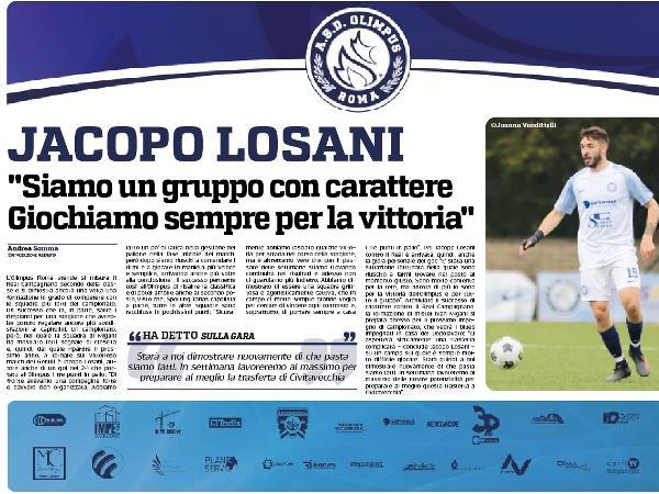 Le interviste al mister Fabrizio Reali e a Jacopo Losani su Gazzetta Regionale
