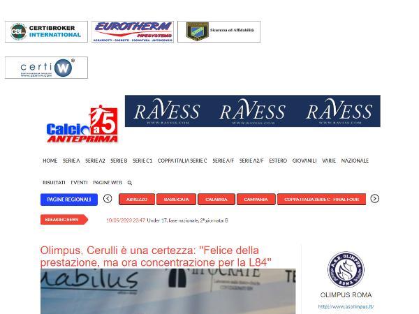 L'intervista a Cristian Cerulli su Calcio a 5 Anteprima