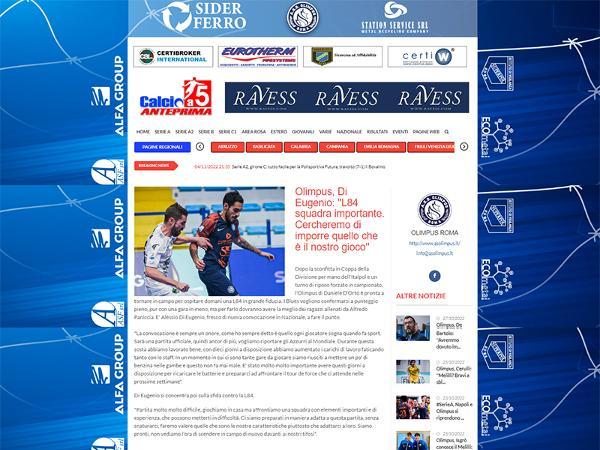 L'intervista ad Alessio Di Eugenio su Calcio a 5 Anteprima