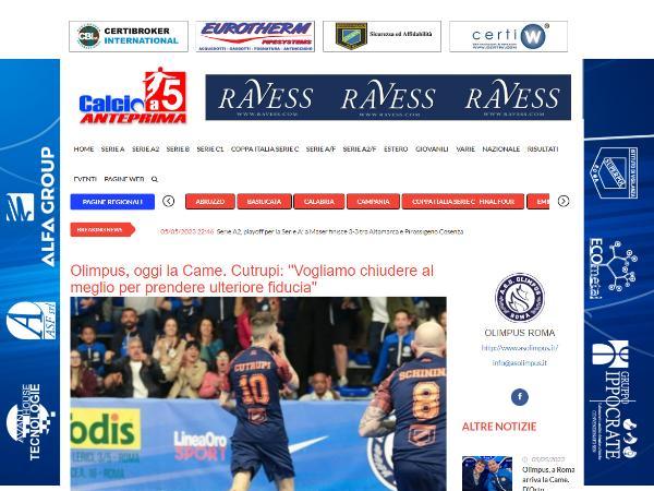 L'intervista a Christopher Cutrupi su Calcio a 5 Anteprima
