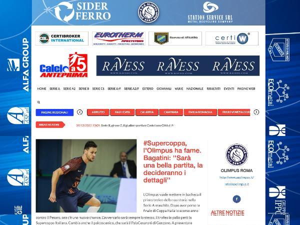 L'intervista ad Antonio Bagatini su Calcio a 5 Anteprima