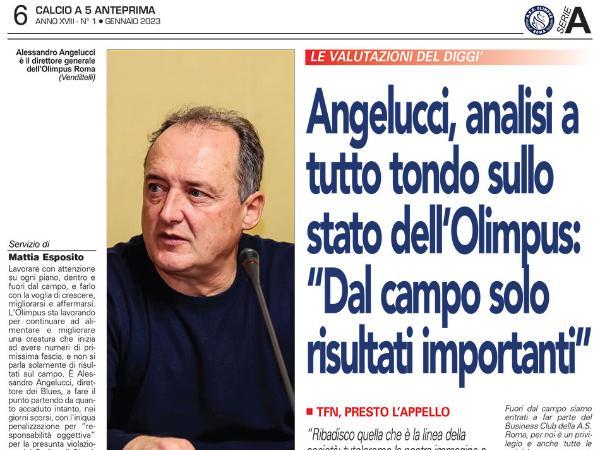 Le interviste al DG Alessandro Angelucci e a Nicola Cutrignelli nel magazine di Calcio a 5 Anteprima