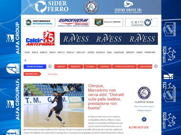 L'intervista a Marcelinho su Calcio a 5 Anteprima