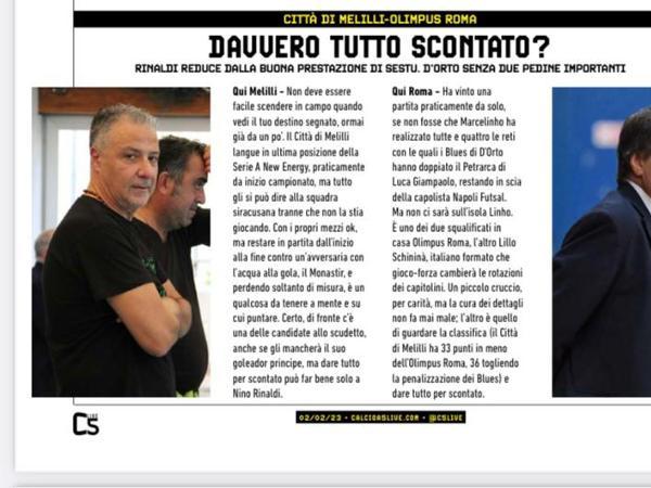 Le interviste a Rafinha e Davide Alciati su Calcio a 5 Live