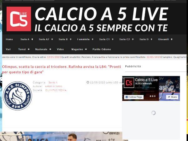 L'intervista a Rafinha su Calcio a 5 Live