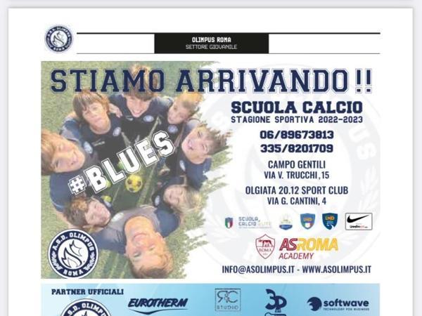 La copertina e le pagine dell'edizione del 21.09.22 di C5 Live dedicate all'Olimpus Roma