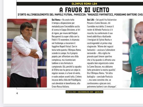 Le interviste ad Antonio Dimas e Claudio Carta su Calcio a 5 Live
