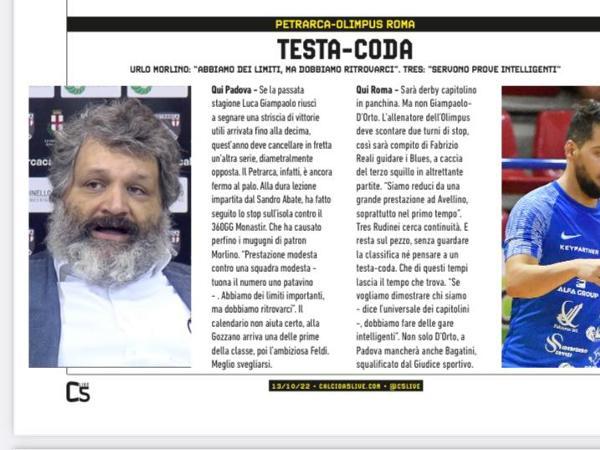 Le interviste a Caio Junior e Stefano Pigna su Calcio a 5 Live
