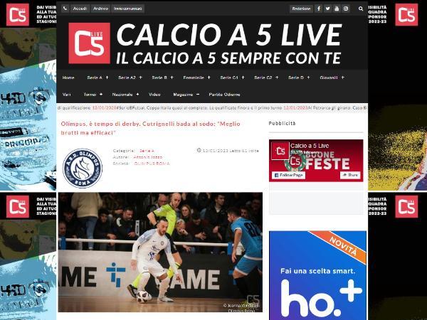 L'intervista a Nicola Cutrignelli su Calcio a 5 Live