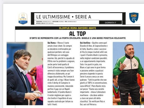 Le interviste ad Antonio Dimas ed Alessandro Desiderio su Calcio a 5 Live 