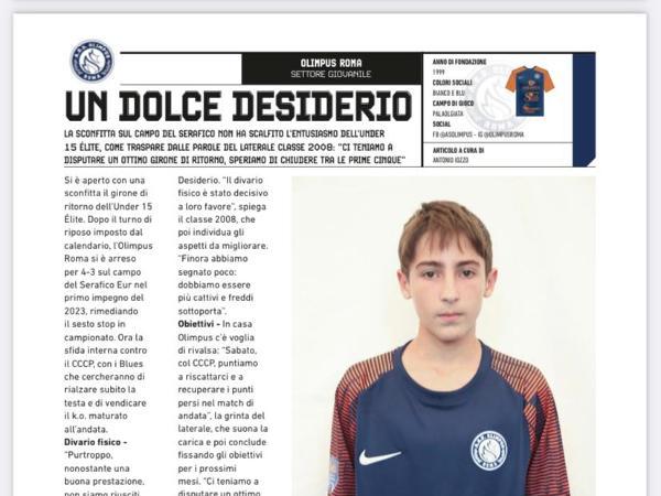 Le interviste ad Antonio Dimas ed Alessandro Desiderio su Calcio a 5 Live 