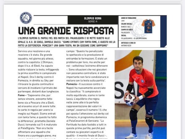 Le interviste a Daniele Ducci e Tommaso Bianchetti su Calcio a 5 Live