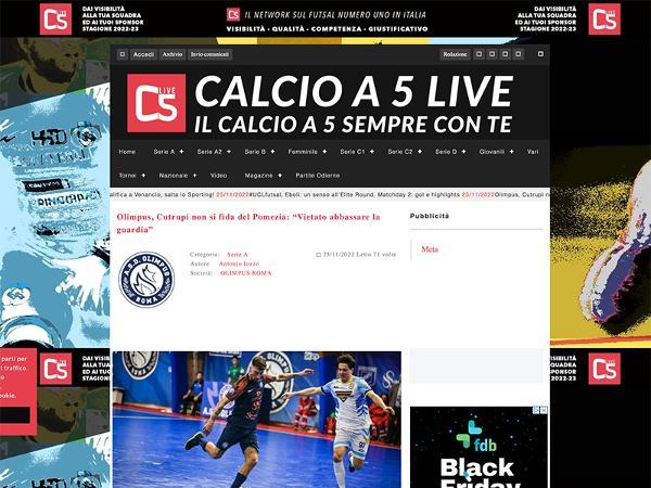 L'intervista a Christopher Cutrupi su Calcio a 5 Live