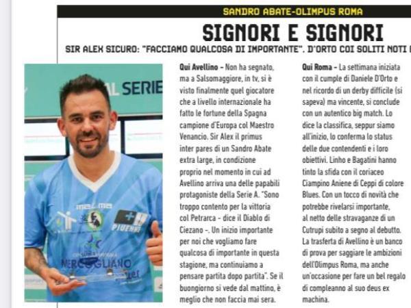 Le interviste ad Angelo Schinina' ed al Direttore Generale Alessandro Angelucci su Calcio a 5 Live