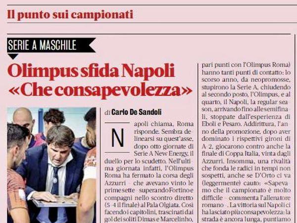 L'intervista al mister Daniele D'Orto sulla Gazzetta dello Sport