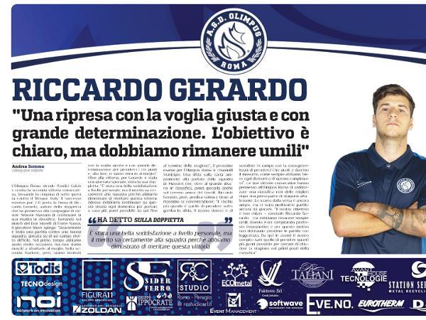 Le interviste a Riccardo Gerardo e al direttore Scuola calcio Fabio Eleuteri