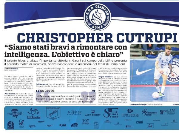 Le interviste a Christopher Cutrupi e Davide Lombardo su Gazzetta Regionale