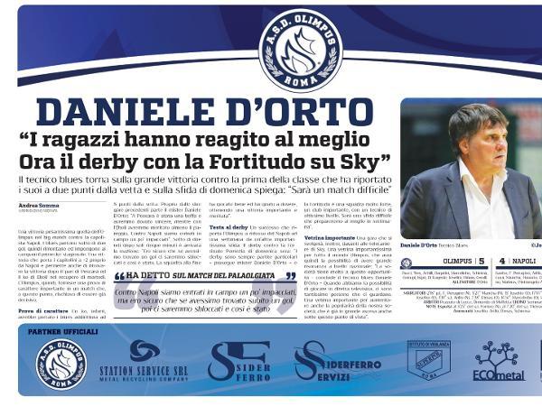 Le interviste a mister Daniele D'Orto e a Manuel Nori su Gazzetta Regionale