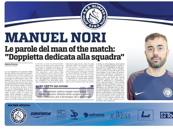 Le interviste a mister Daniele D'Orto e a Manuel Nori su Gazzetta Regionale