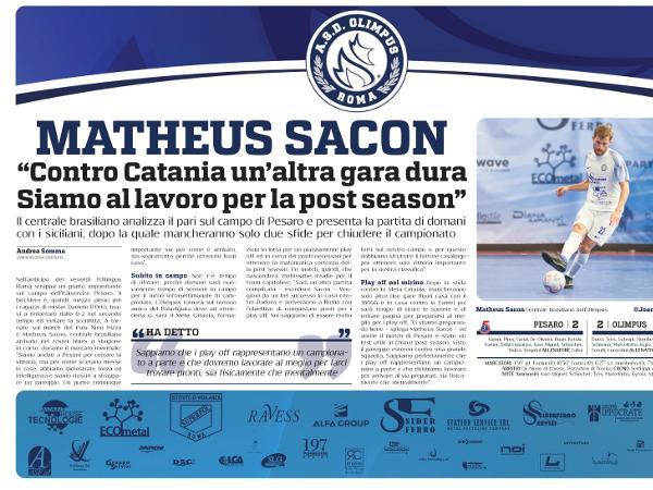 Le interviste a Matheus Sacon e Daniele Filippo su Gazzetta Regionale