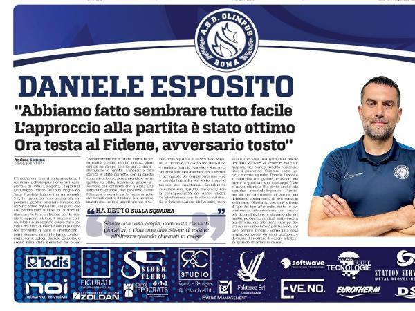 Le interviste ad Antonio Dimas e Daniele Esposito su Gazzetta Regionale