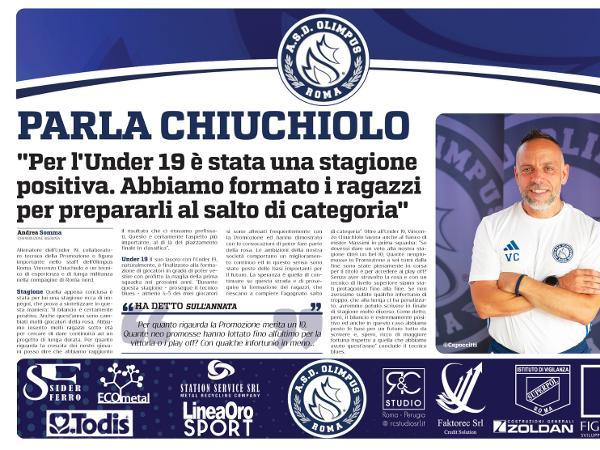 L'intervista a Vincenzo Chiuchiolo su Gazzetta Regionale