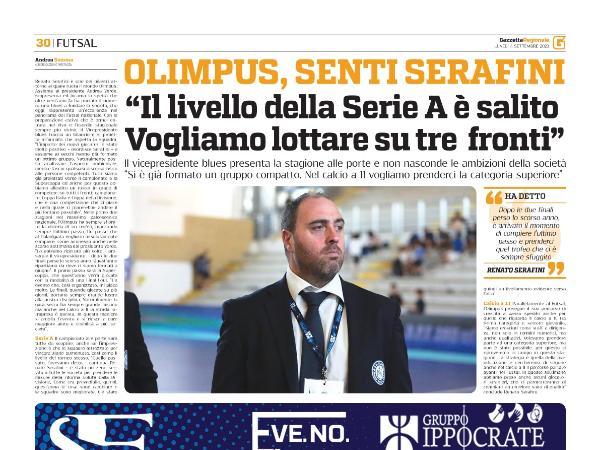 L'intervista al Vicepresidente Renato Serafini su Gazzetta Regionale