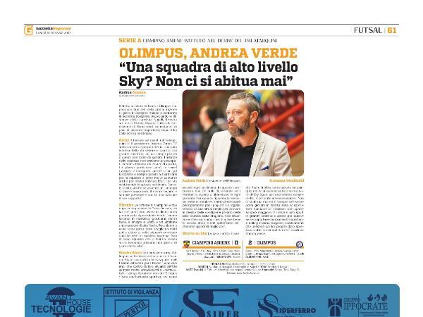 Le interviste al presidente Andrea Verde e ad Andrea Petrillo su Gazzetta Regionale
