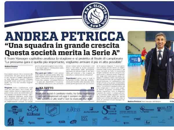 Le interviste al Team Manager Andrea Petricca e a Vincenzo Chiuchiolo su Gazzetta Regionale