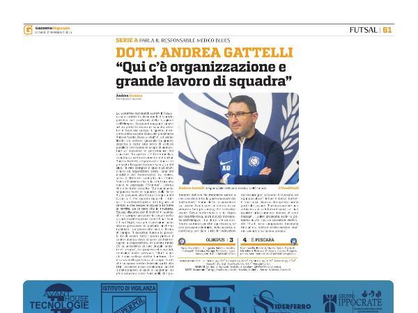 Le interviste al Dott. Andrea Gattelli ed al Mister Ivan Migani su Gazzetta Regionale