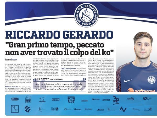 Le interviste a Marcelinho e Riccardo Gerardo su Gazzetta Regionale