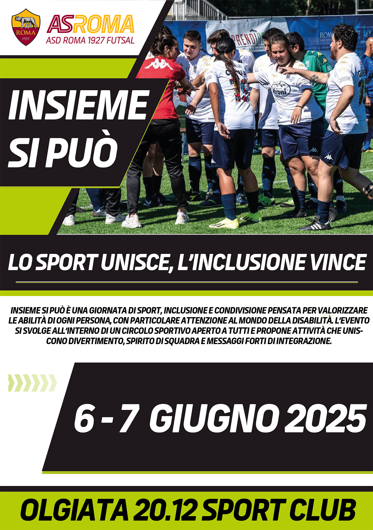 6 e 7 giugno 2025: insieme si puo'